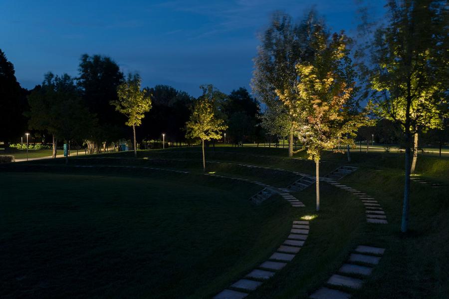 Éclairage Parco Arboretum du Crédit Agricole Green Life