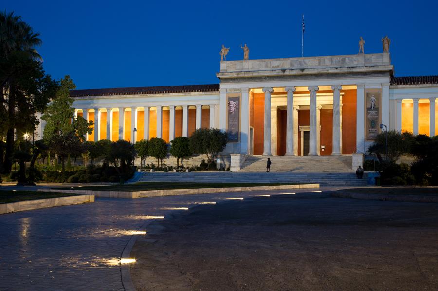 Éclairage Jardin extérieur du musée archéologique national