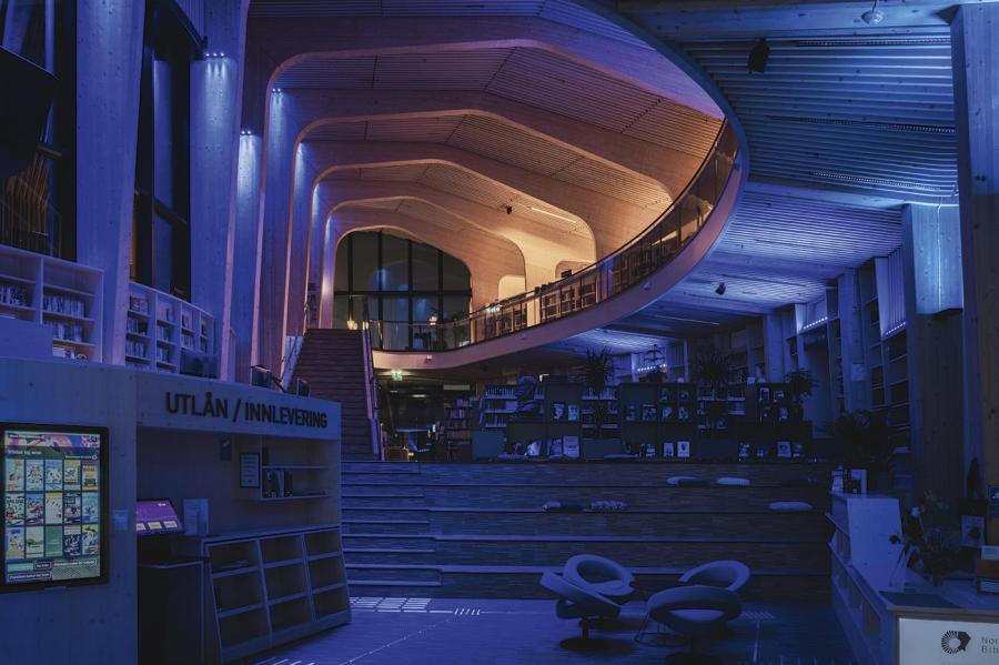 Samling Library Beleuchtung