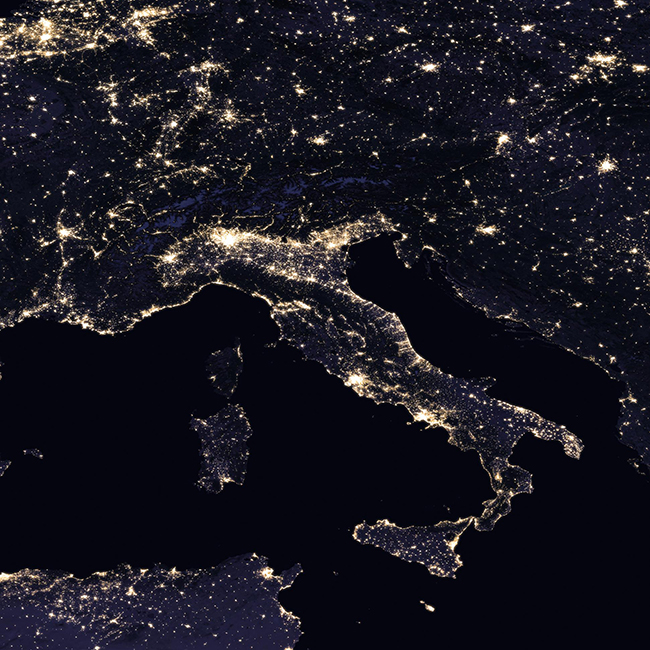 Italy, 2016 (Nasa Worldview Earthdata)
