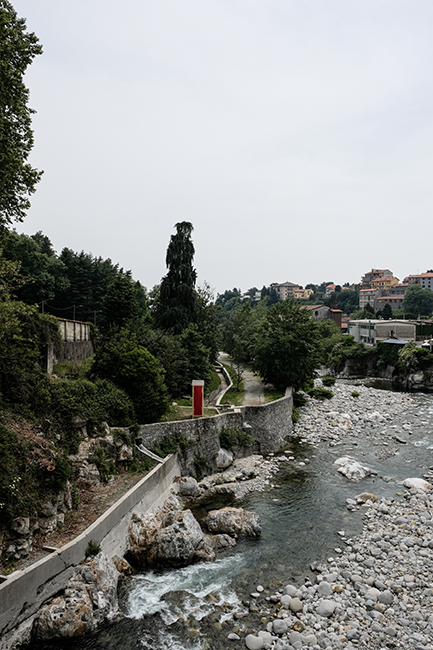 The Biella landscape chosen by the team for enhancement