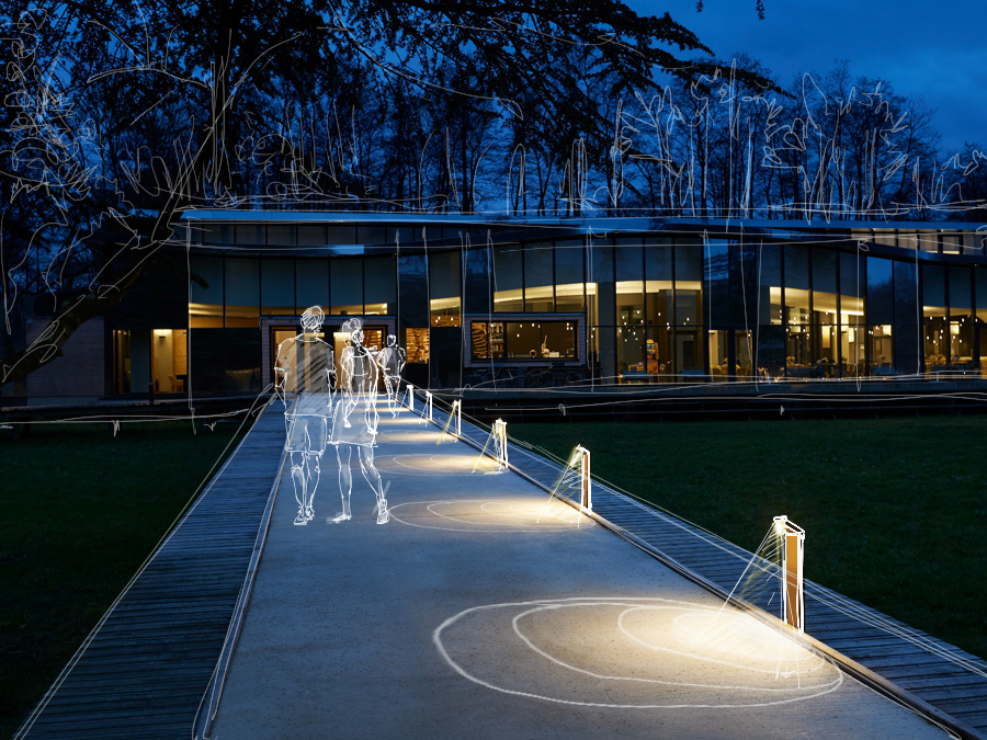 Parcours de lumière pour nos pas. Les formes de la lumière des chemins -  L&L Luce&Light