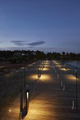 Plin 2.1, 3000K, 12W, antracita. thecamp, Aix-en-Provence, Francia. Project by Corinne Vezzoni & Associés, light planning by 8’18’’