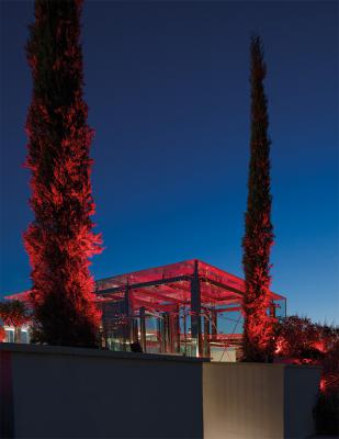 Flori 1.2, RGBW, 13W, 60°, cor-ten. Project by SC Servizi Integrati Torre Bassano, Torre del Greco, Naples, Italie