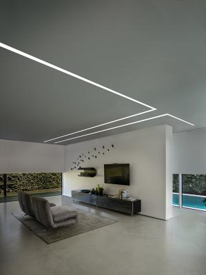 Brenta 1, 3000K, 19W/m, ottica diffusa, installazione a filo soffitto