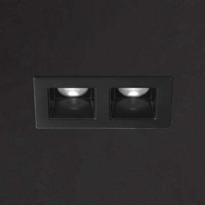 Bitpop 2.1, 17°, black, installation flush with the ceiling