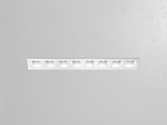 Bitpop 8.1, 3000K, 42°, white, optical compartment with white finish, installation flush with ceiling