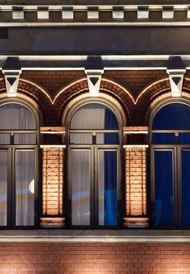 Neva Mini 1, 3000K, 9W, 10°x40°. Bergen Børs Hotel, Bergen, Norvegia. Project by Claesson Koivisto Rune, light planning by Zenisk. Delivered by SML Lighting as. Photo by Pål Hoff