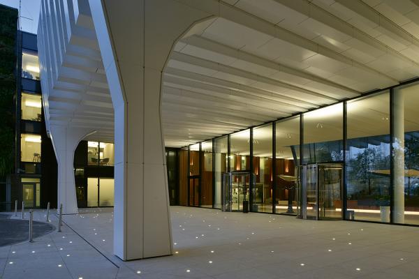 Goccia 2.7, versione speciale 3500K, 2W. Groupe Foyer Headquarters, Leudelange, Lussemburgo. Project by / Architecture & Urbanisme 21 Yvore Schiltz et Associés. Light planning by Distylight