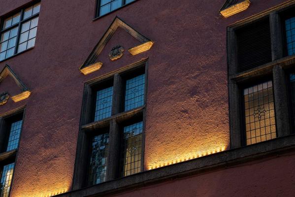 Trevi 1.2, 3000K, 21W, 20°x50°. Hotel Bristol, Oslo, Norway. Light planning: Ida Hågensen (SML Lighting), Händler: SML Lighting, Foto: Tomasz Majewski