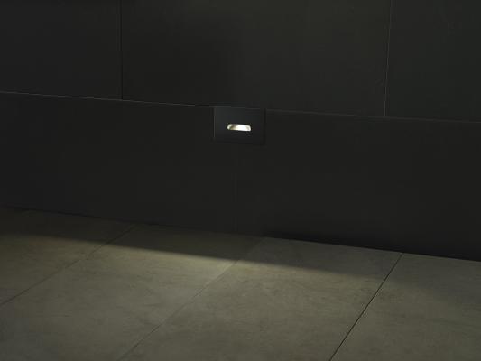 Naka 2.0, 3000K, 2W, asimmetrica, nero