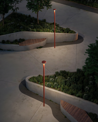 Olo BLVD 1.0, 3000K,  34W, 360°, custom RAL finish