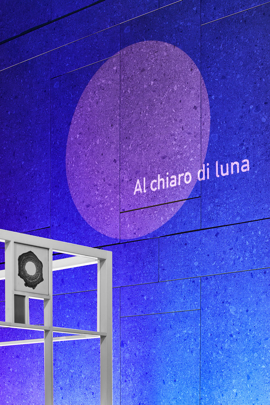 Iluminación Al chiaro di luna, Fuorisalone 2024