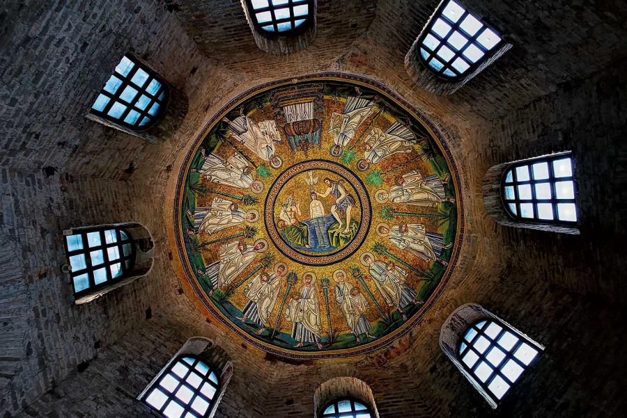 Lighting Arian Baptistery