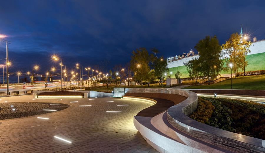 Illuminazione Asgat Galimzianov Park