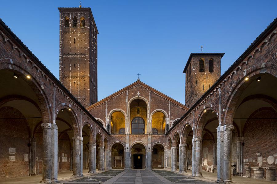 Basilika Sant Ambrogio Beleuchtung