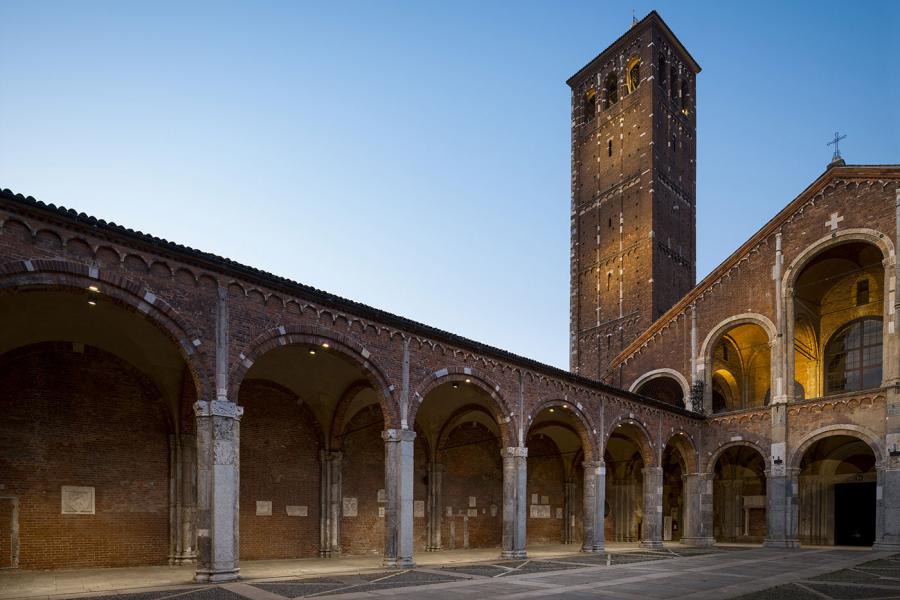 Iluminación Basílica de san Ambrosio