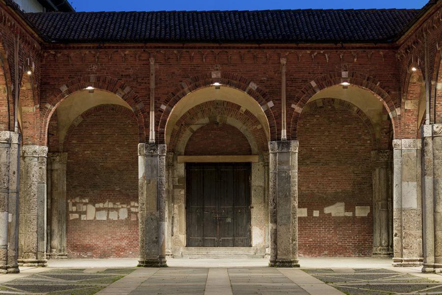 Iluminación Basílica de san Ambrosio