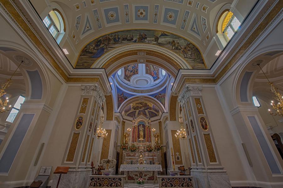 Basilica Santuario di Santa Maria della Neve Beleuchtung