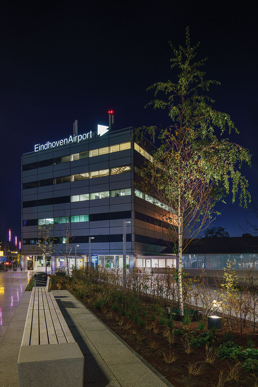 Éclairage Boulevard Eindhoven Airport