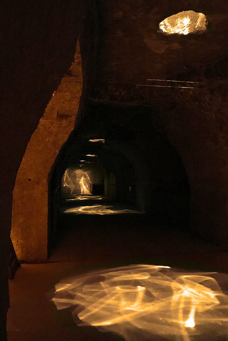 Illuminazione Caves Champagne Joseph Perrier