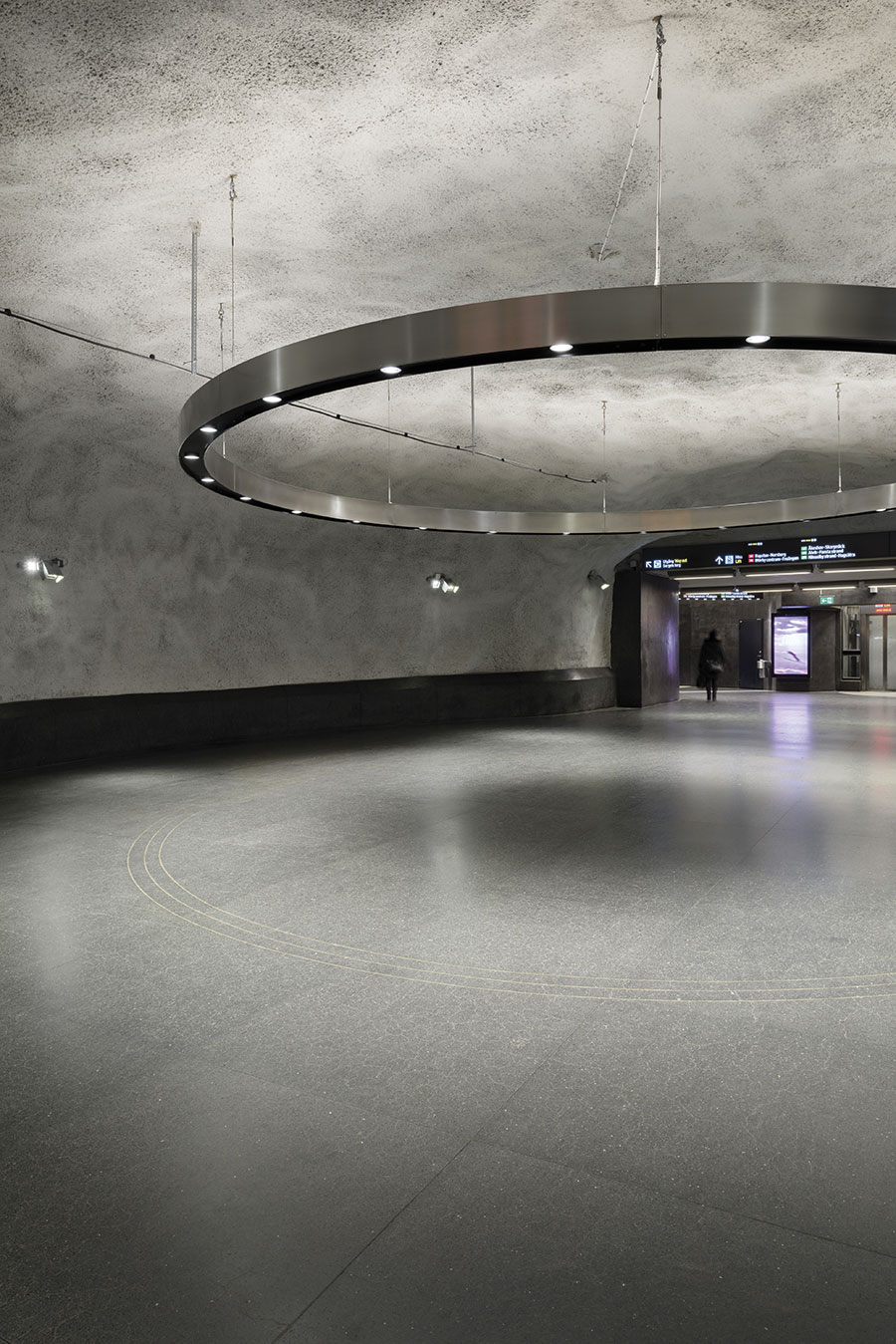 Éclairage Central Metro Station