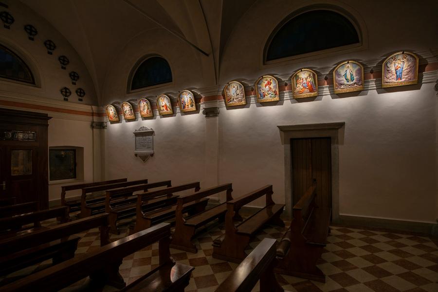 Iluminación Pequeña iglesia de «Nuestra Señora de las Gracias»