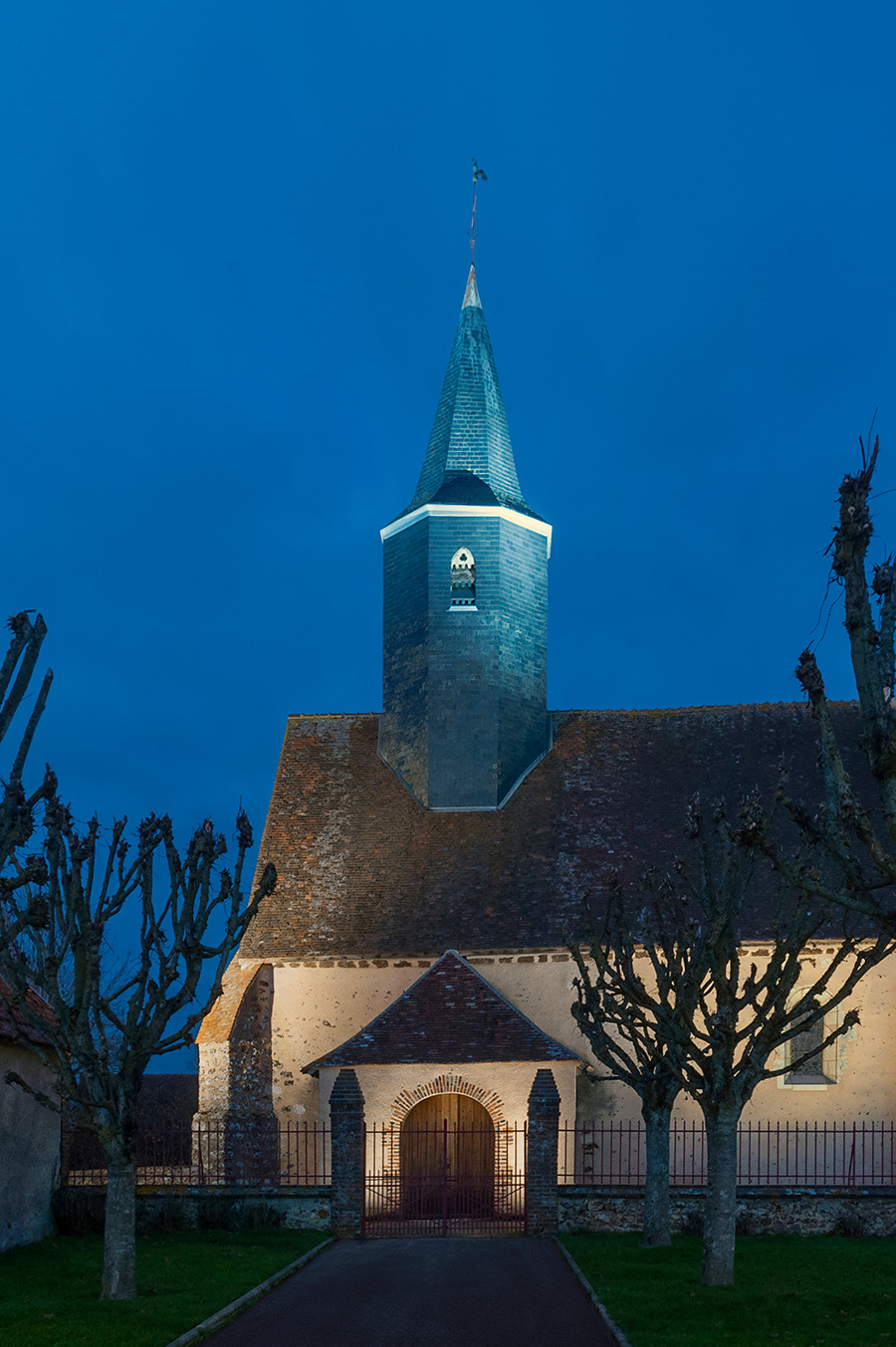 Kirche Saint Martin Beleuchtung