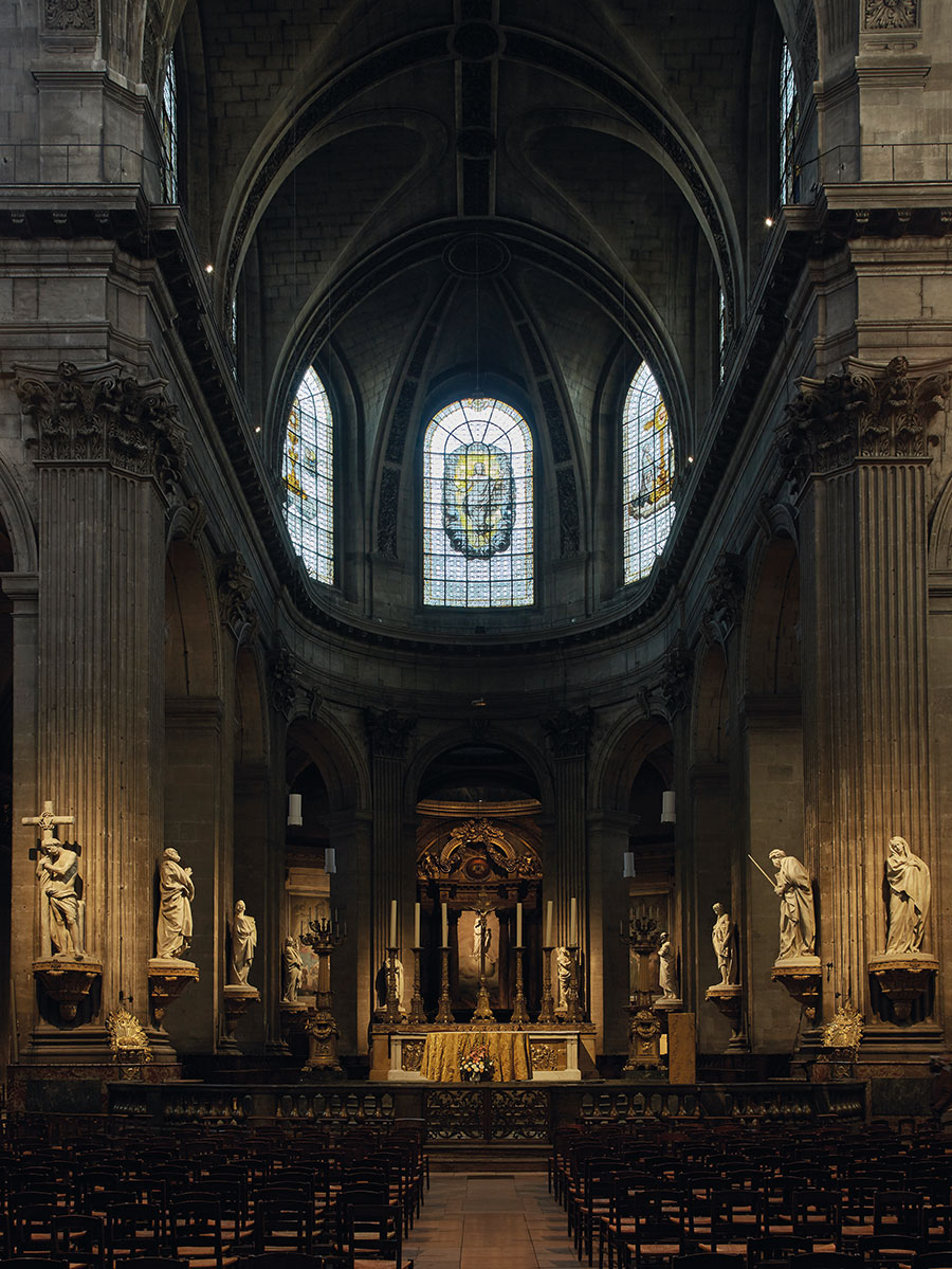 Освещение Церковь Сен-Сюльпиз