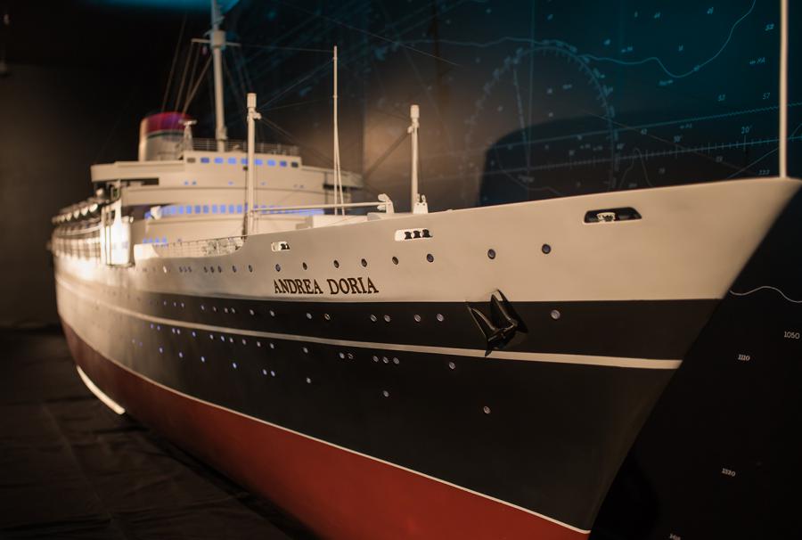 Éclairage Exposition « Andrea Doria, le paquebot le plus beau au monde » - Galata Musée de la mer