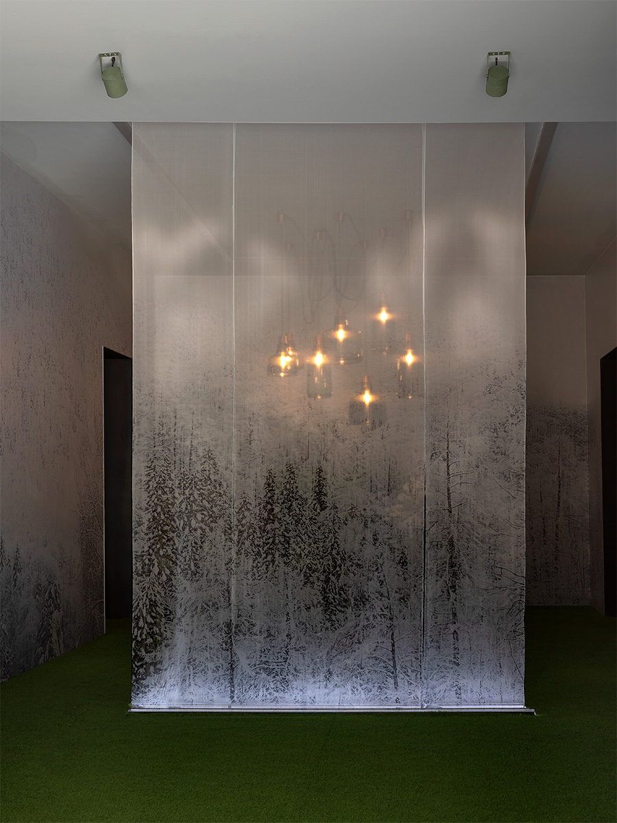 Illuminazione Forest of Reflection, Fuorisalone 2022