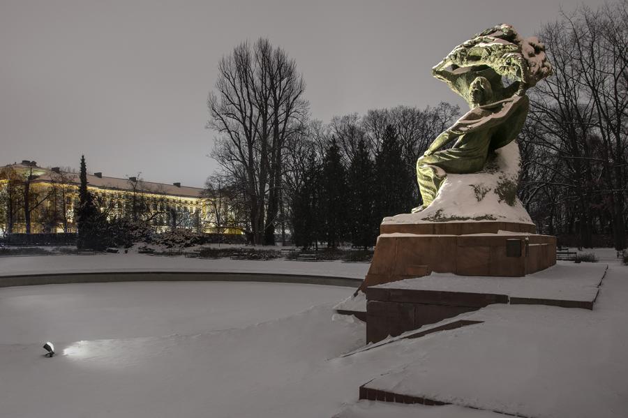 Éclairage Monument Fryderyk Chopin