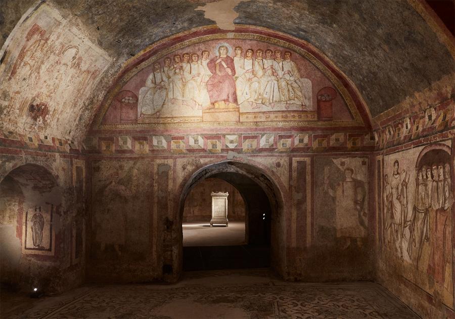 Lighting Hypogeum of Santa Maria in Stelle