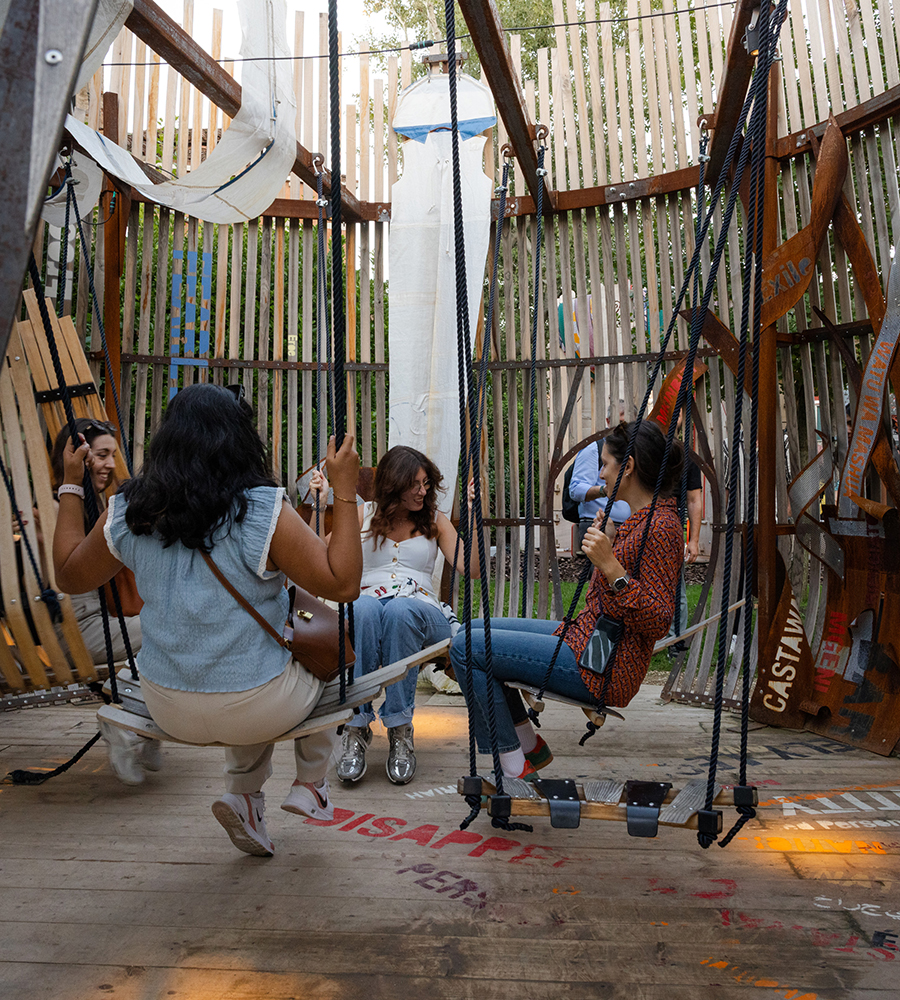 Éclairage Installation "Time Space Existence" - Giardini della Marinaressa