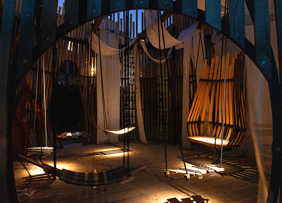 Éclairage Installation "Time Space Existence" - Giardini della Marinaressa