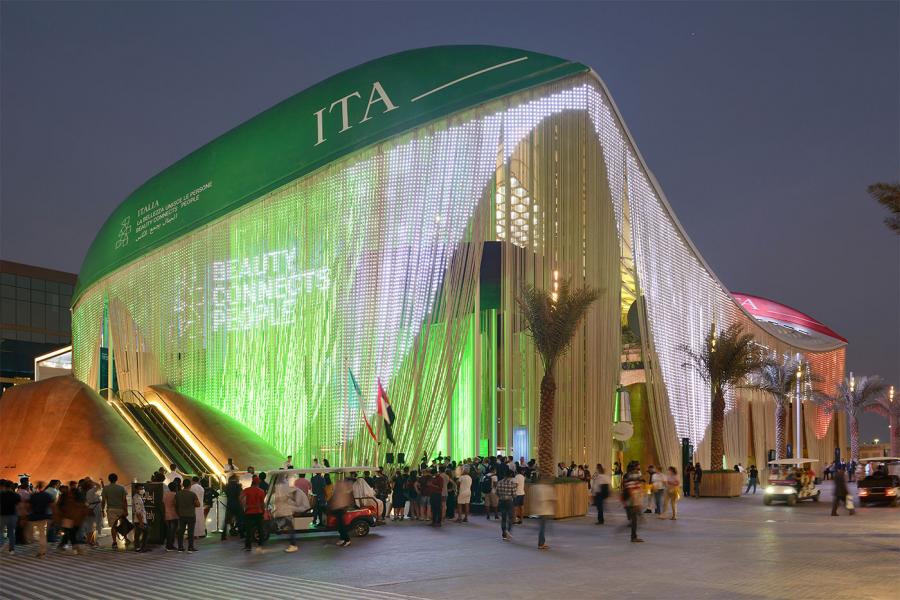 Italien-Pavillon - EXPO 2020 Beleuchtung