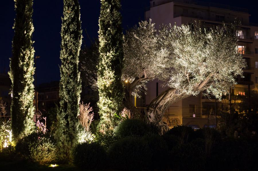 Illuminazione Giardino esterno del Museo Nazionale Archeologico