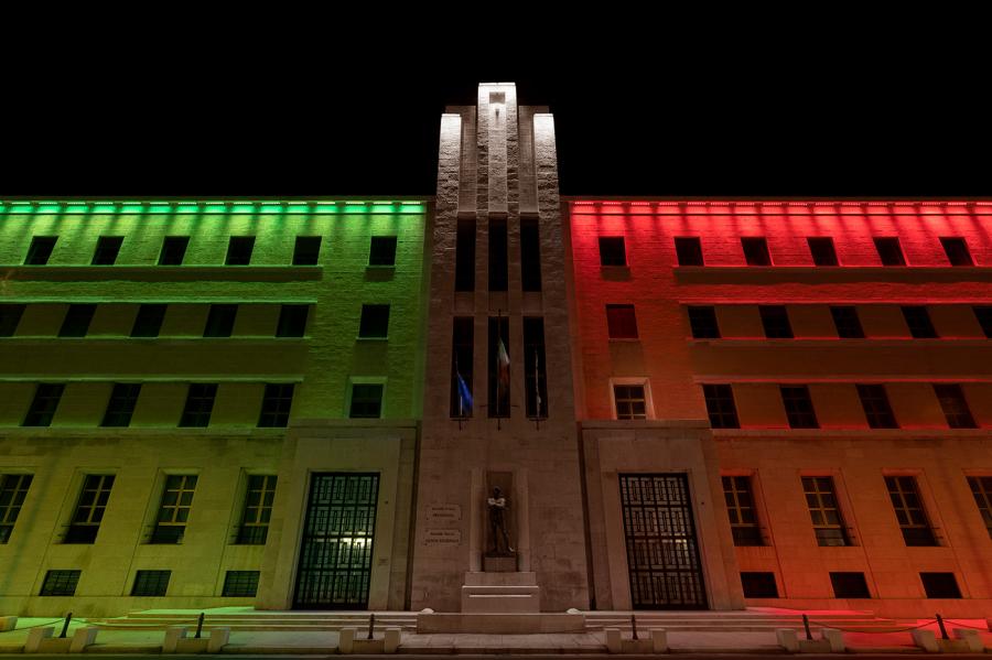 Illuminazione Palazzo della Presidenza della Regione Puglia