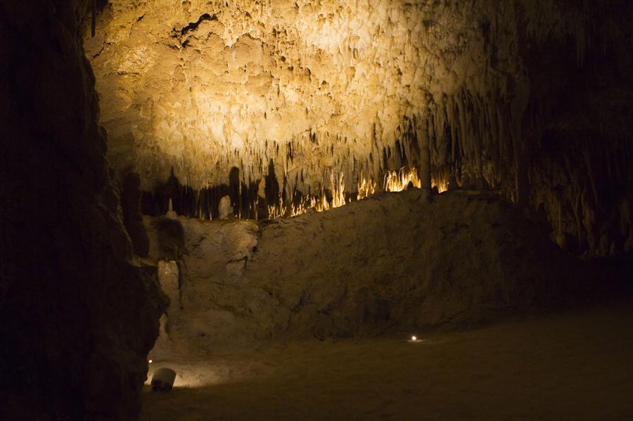 Lighting Otruševec cave