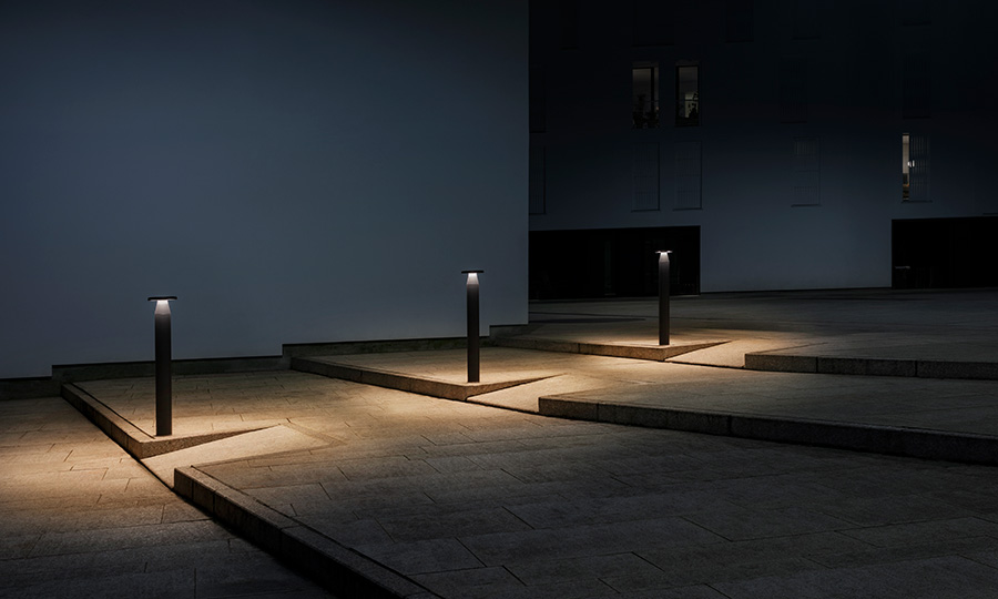 Lighting Private square, Milan