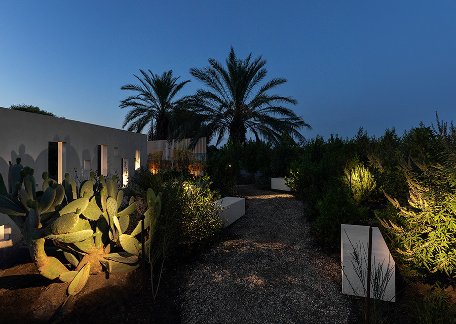 Éclairage Radicepura Garden Festival 2025