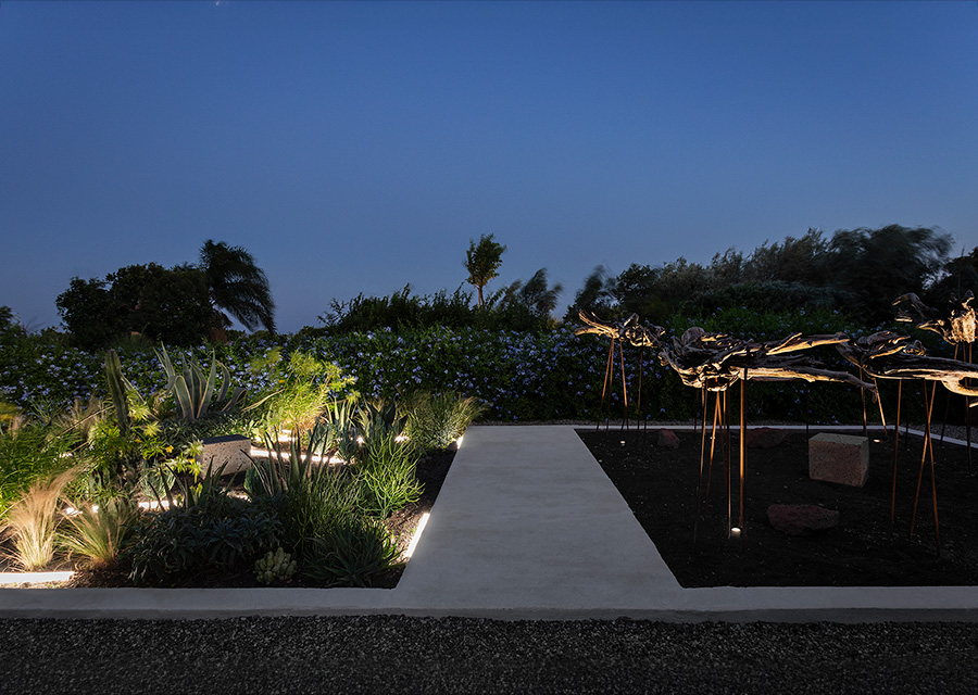 Éclairage Radicepura Garden Festival 2025