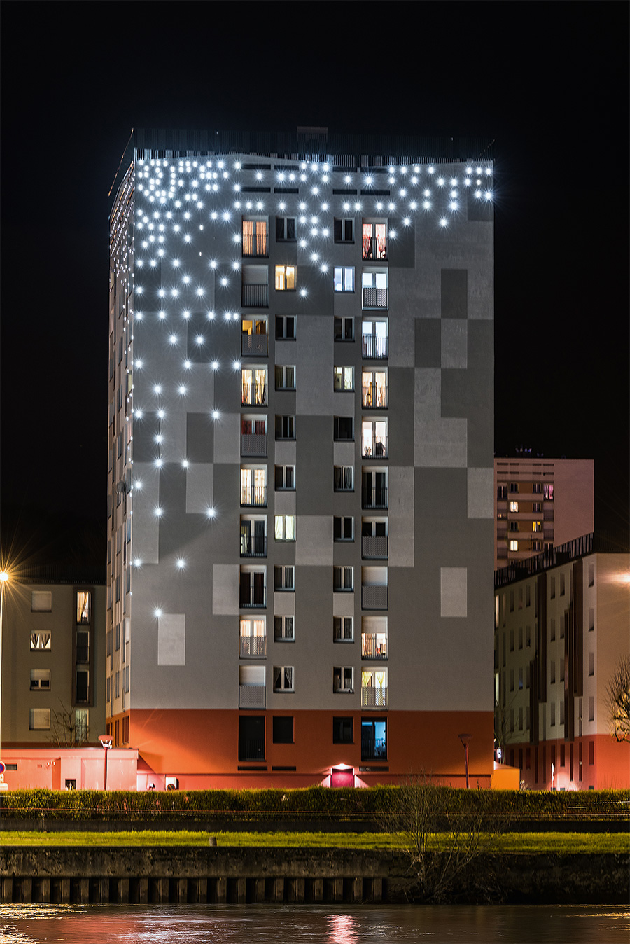 Éclairage Tour d’habitation