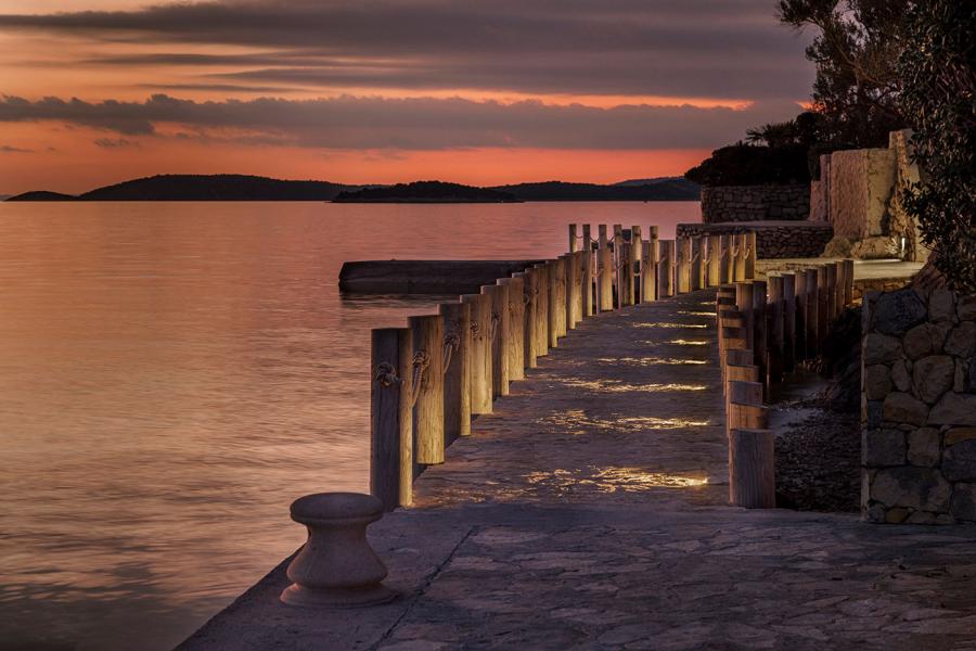 Iluminación Paseo por el paseo marítimo