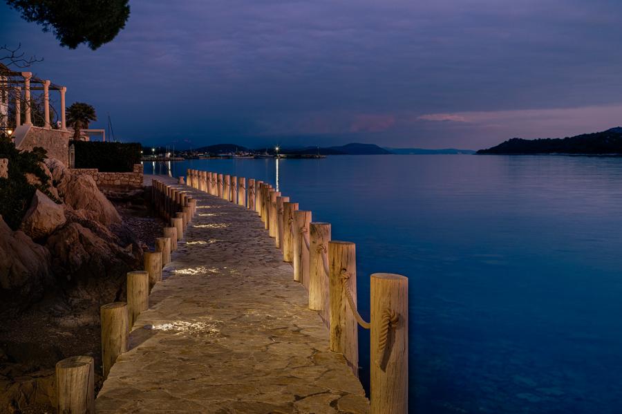 Iluminación Paseo por el paseo marítimo