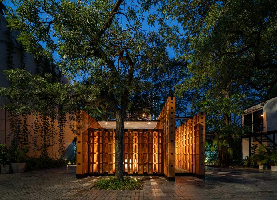 Lighting Stay Cool Pavilion, Bangkok Design Week 2021