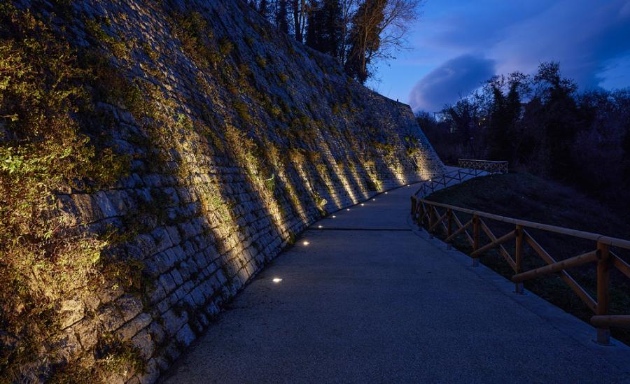 Éclairage Muraille de Matrice