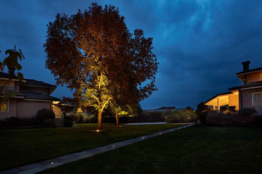 Lighting The garden of a private residence