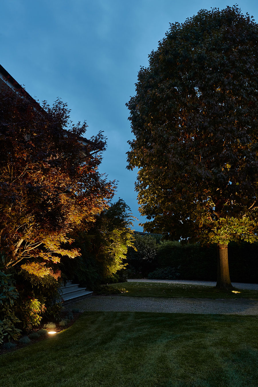 Lighting The garden of a private residence