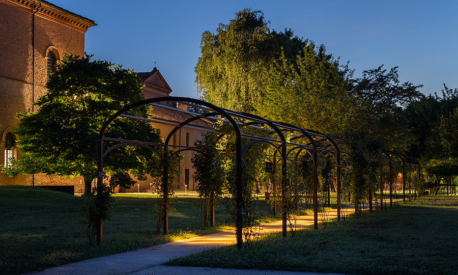 Iluminación Jardín del Palazzo Schifanoia, Ferrara